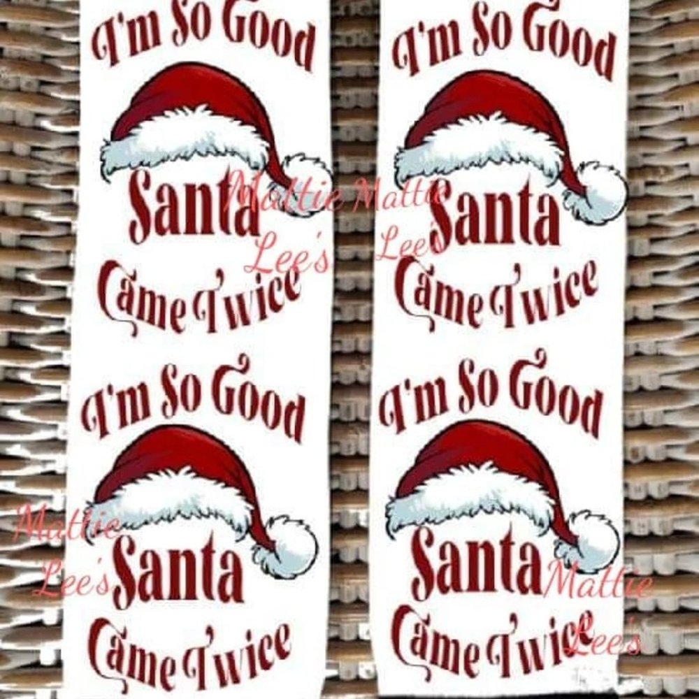 Adult Dress Ankle Socks I'm So Good Santa Came Twice